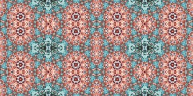 Kusursuz kaleydoskop deseni. Örgü deseninin dokusu. Sonsuz desen