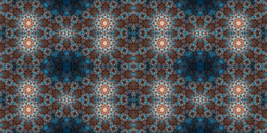 Kusursuz kaleydoskop deseni. Örgü deseninin dokusu. Sonsuz desen