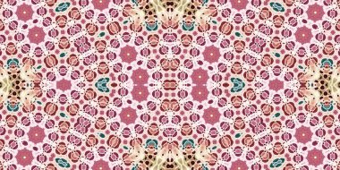 Kusursuz kaleydoskop deseni. Örgü deseninin dokusu. Sonsuz desen