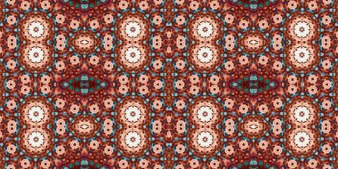 Kusursuz kaleydoskop deseni. Örgü deseninin dokusu. Sonsuz desen