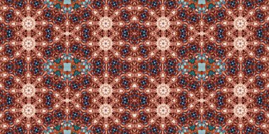 Kusursuz kaleydoskop deseni. Örgü deseninin dokusu. Sonsuz desen