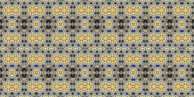 Kusursuz kaleydoskop deseni. Örgü deseninin dokusu. Sonsuz desen