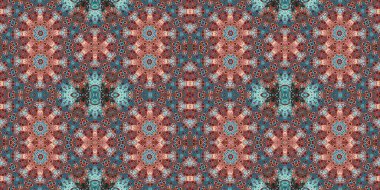 Kusursuz kaleydoskop deseni. Örgü deseninin dokusu. Sonsuz desen