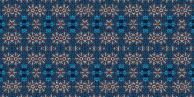 Kusursuz kaleydoskop deseni. Örgü deseninin dokusu. Sonsuz desen