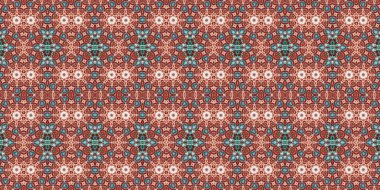 Kusursuz kaleydoskop deseni. Örgü deseninin dokusu. Sonsuz desen