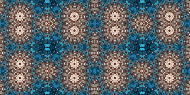 Kusursuz kaleydoskop deseni. Örgü deseninin dokusu. Sonsuz desen