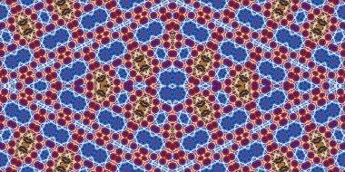 Kusursuz kaleydoskop deseni. Örgü deseninin dokusu. Sonsuz desen