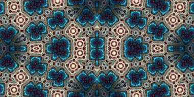 Kusursuz kaleydoskop deseni. Örgü deseninin dokusu. Sonsuz desen