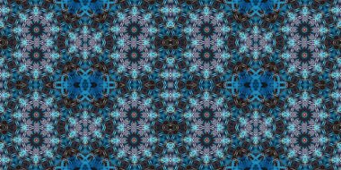 Kusursuz kaleydoskop deseni. Örgü deseninin dokusu. Sonsuz desen