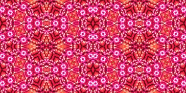 Kusursuz kaleydoskop deseni. Örgü deseninin dokusu. Sonsuz desen