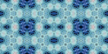 Kusursuz kaleydoskop deseni. Örgü deseninin dokusu. Sonsuz desen