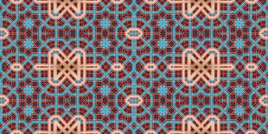 Kusursuz kaleydoskop deseni. Örgü deseninin dokusu. Sonsuz desen