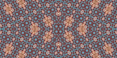 Kusursuz kaleydoskop deseni. Örgü deseninin dokusu. Sonsuz desen