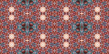 Kusursuz kaleydoskop deseni. Örgü deseninin dokusu. Sonsuz desen