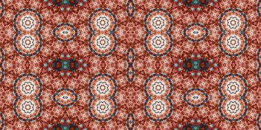 Kusursuz kaleydoskop deseni. Örgü deseninin dokusu. Sonsuz desen