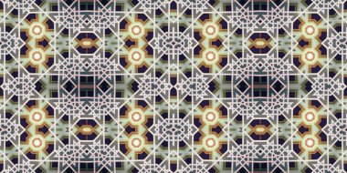 Kusursuz kaleydoskop deseni. Örgü deseninin dokusu. Sonsuz desen