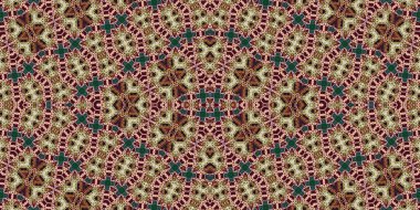 Kusursuz kaleydoskop deseni. Örgü deseninin dokusu. Sonsuz desen