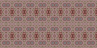 Kusursuz kaleydoskop deseni. Örgü deseninin dokusu. Sonsuz desen