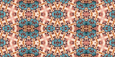 Kusursuz kaleydoskop deseni. Örgü deseninin dokusu. Sonsuz desen