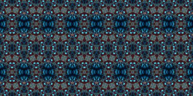 Kusursuz kaleydoskop deseni. Örgü deseninin dokusu. Sonsuz desen