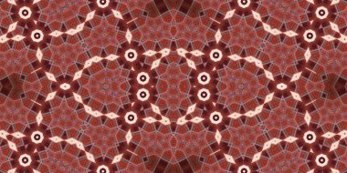 Kusursuz kaleydoskop deseni. Örgü deseninin dokusu. Sonsuz desen