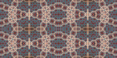 Kusursuz kaleydoskop deseni. Örgü deseninin dokusu. Sonsuz desen