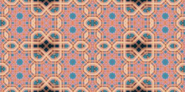 Kusursuz kaleydoskop deseni. Örgü deseninin dokusu. Sonsuz desen