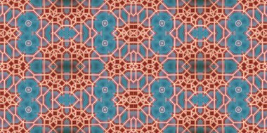 Kusursuz kaleydoskop deseni. Örgü deseninin dokusu. Sonsuz desen