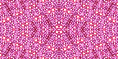 Kusursuz kaleydoskop deseni. Örgü deseninin dokusu. Sonsuz desen