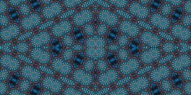 Kusursuz kaleydoskop deseni. Örgü deseninin dokusu. Sonsuz desen