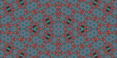 Kusursuz kaleydoskop deseni. Örgü deseninin dokusu. Sonsuz desen