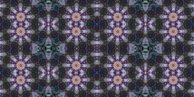 Kusursuz kaleydoskop deseni. Örgü deseninin dokusu. Sonsuz desen