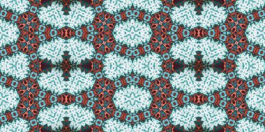 Kusursuz kaleydoskop deseni. Örgü deseninin dokusu. Sonsuz desen