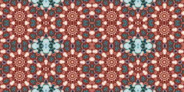 Kusursuz kaleydoskop deseni. Örgü deseninin dokusu. Sonsuz desen