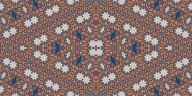 Kusursuz kaleydoskop deseni. Örgü deseninin dokusu. Sonsuz desen