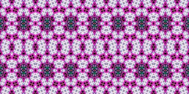 Kusursuz kaleydoskop deseni. Örgü deseninin dokusu. Sonsuz desen