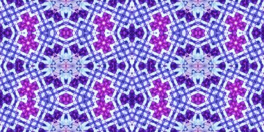 Kusursuz kaleydoskop deseni. Örgü deseninin dokusu. Sonsuz desen