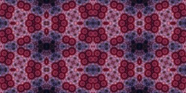 Kusursuz kaleydoskop deseni. Örgü deseninin dokusu. Sonsuz desen