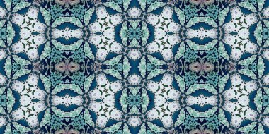 Kusursuz kaleydoskop deseni. Örgü deseninin dokusu. Sonsuz desen