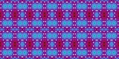 Kusursuz kaleydoskop deseni. Örgü deseninin dokusu. Sonsuz desen