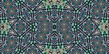 Kusursuz kaleydoskop deseni. Örgü deseninin dokusu. Sonsuz desen