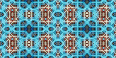 Kusursuz kaleydoskop deseni. Örgü deseninin dokusu. Sonsuz desen