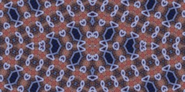 Kusursuz kaleydoskop deseni. Örgü deseninin dokusu. Sonsuz desen