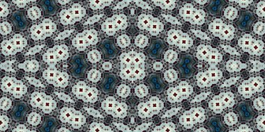 Kusursuz kaleydoskop deseni. Örgü deseninin dokusu. Sonsuz desen