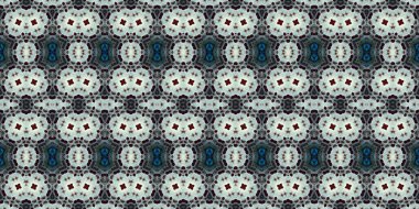 Kusursuz kaleydoskop deseni. Örgü deseninin dokusu. Sonsuz desen