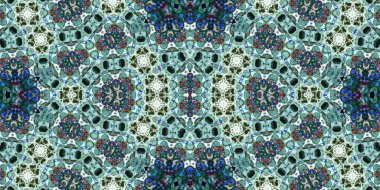 Kusursuz kaleydoskop deseni. Örgü deseninin dokusu. Sonsuz desen