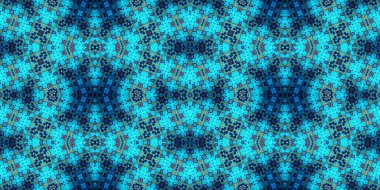 Kusursuz kaleydoskop deseni. Örgü deseninin dokusu. Sonsuz desen