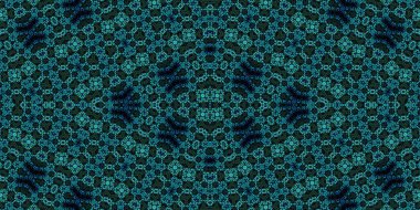 Kusursuz kaleydoskop deseni. Örgü deseninin dokusu. Sonsuz desen