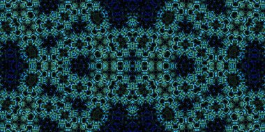 Kusursuz kaleydoskop deseni. Örgü deseninin dokusu. Sonsuz desen