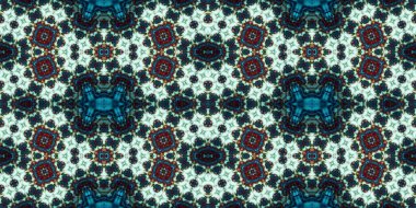 Kusursuz kaleydoskop deseni. Örgü deseninin dokusu. Sonsuz desen